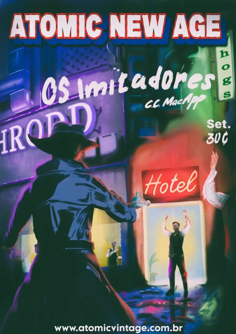 Cover illustration of The Impersonators short story by C. C. MacApp