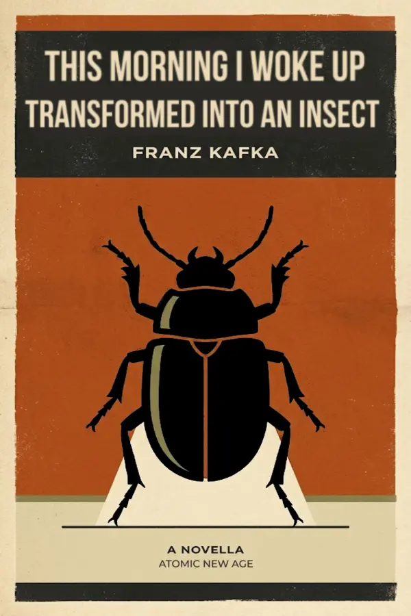 Kafka The Metamorphosis cover showing a insect